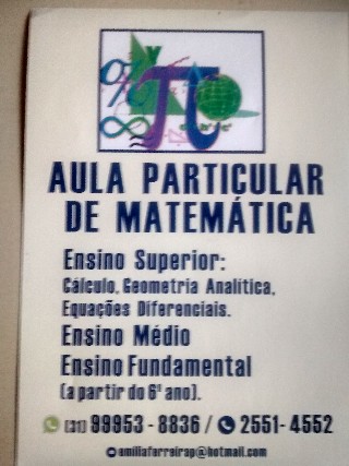 Foto 1 - Aula particular de matemática