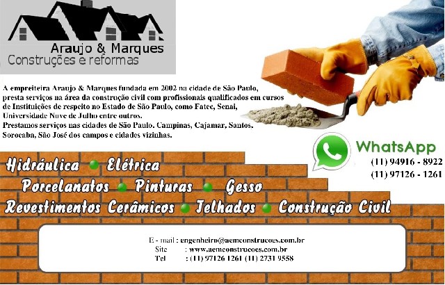 Precisando construirv ou reformar